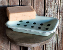 Load image into Gallery viewer, Enamel Soap Dish (Duck Egg)
