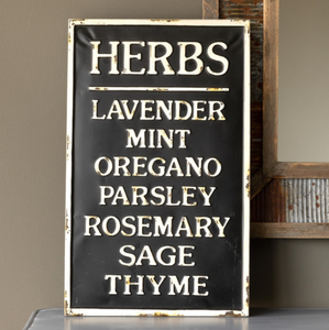 Herb Sign