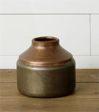 Load image into Gallery viewer, Copper &amp; Metal Vase
