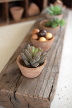 Load image into Gallery viewer, Reclaimed Wooden Base Planter/Centerpiece
